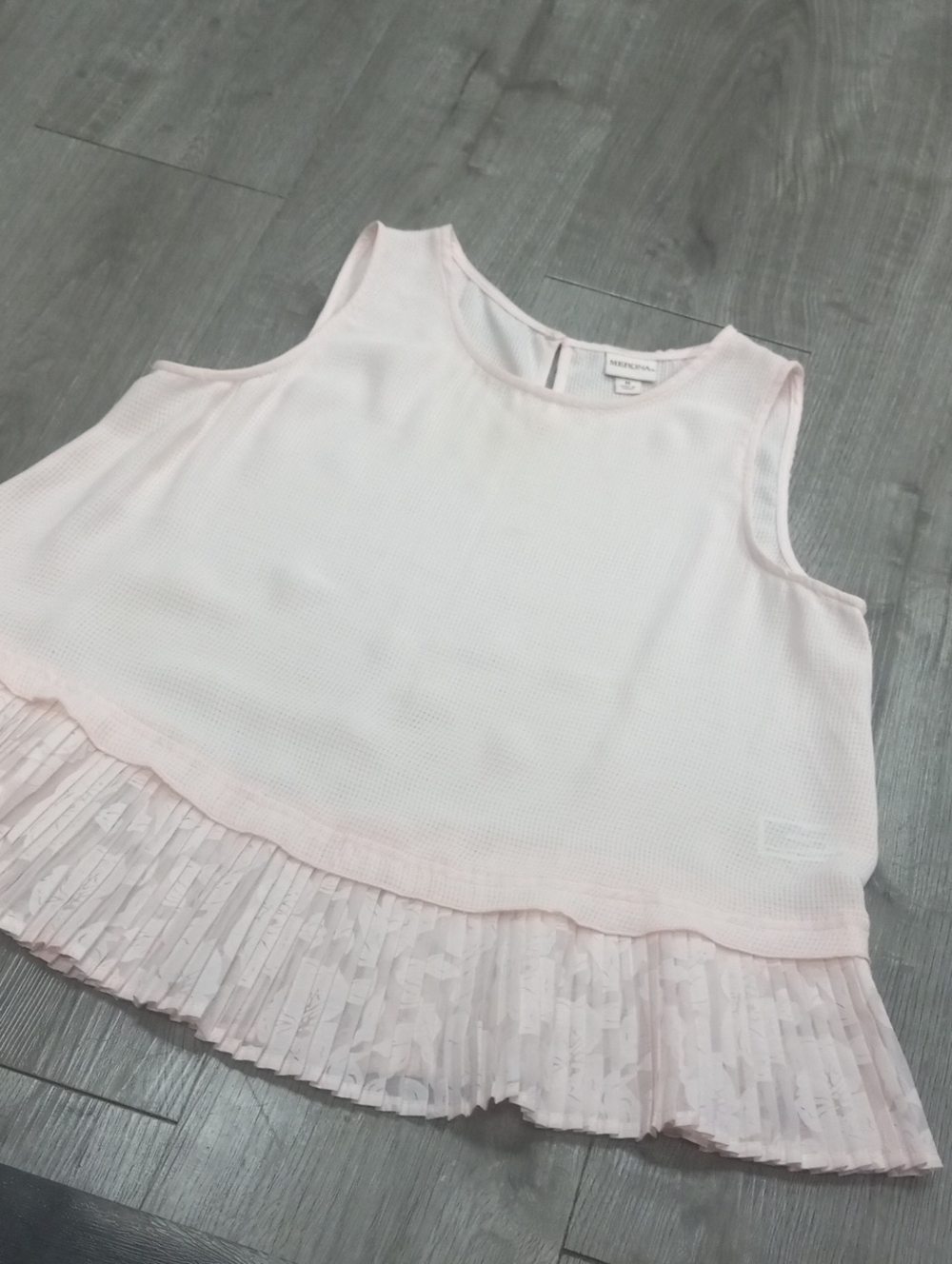 Merona Pretty Pink Textured Sleeveless Top